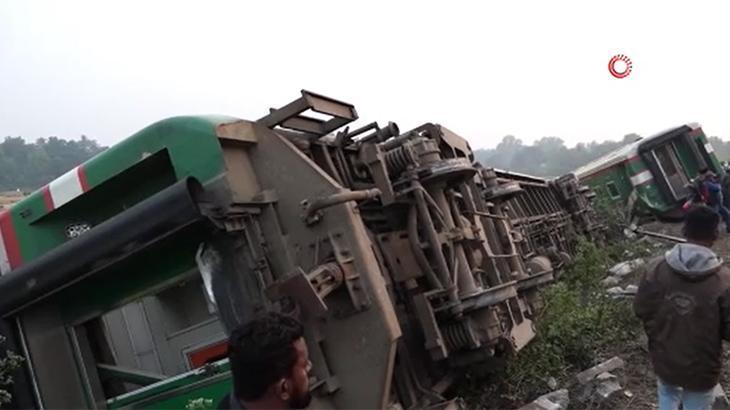 Bangladeş’te yolcu treni raydan çıktı: 1 ölü, 12 yaralı
