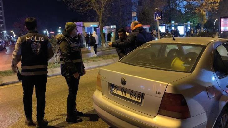 Edirne’de ‘Şok Asayiş Uygulaması’: 183 şahıs sorgulandı