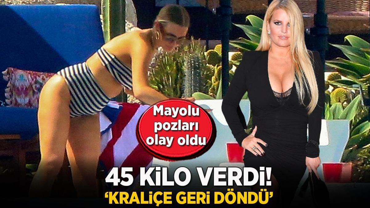 45 kilo veren ünlü şarkıcıdan mayolu poz! ‘Kraliçe geri döndü’