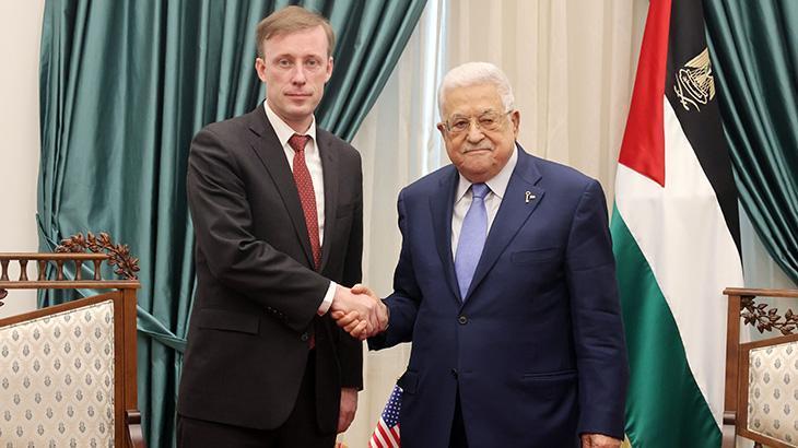 Jake Sullivan, Filistin Devlet Başkanı Abbas ile görüştü