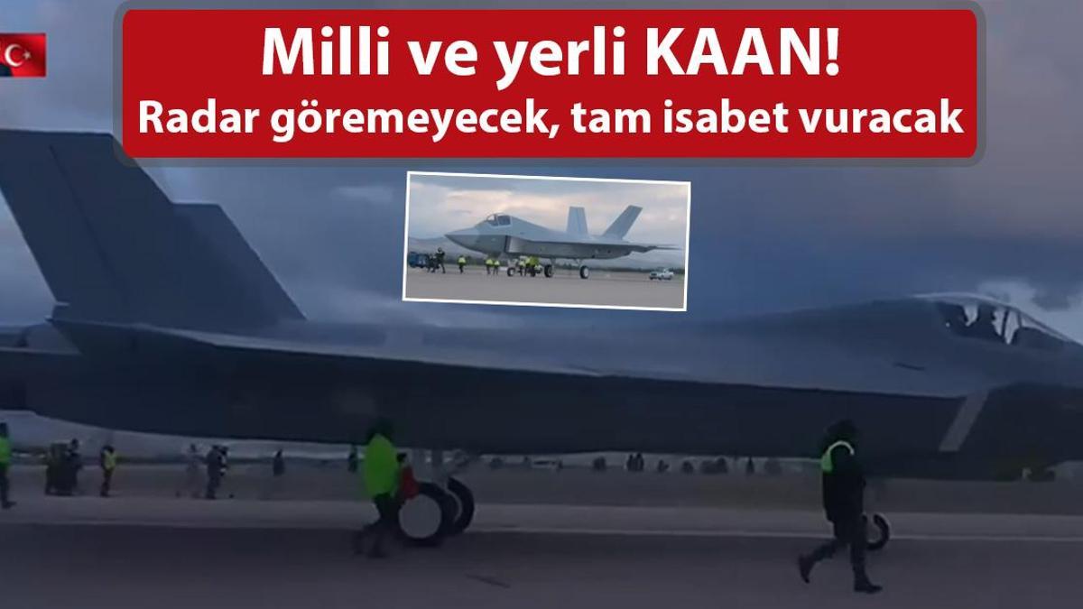 Milli muharip uçak KAANa geri sayım! Türkiye bu uçağı bekliyor! Radar göremeyecek, tam isabet vuracak