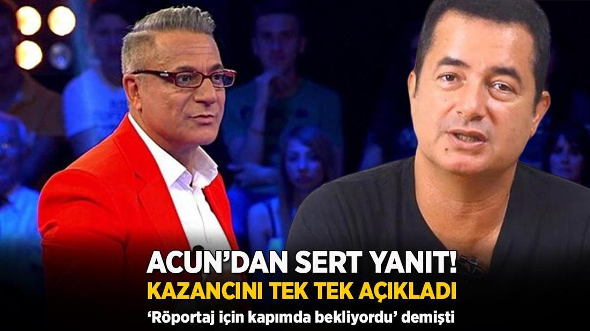 Servetini sorgulamıştı! Acun Ilıcalı’dan Mehmet Ali Erbil’e sert yanıt