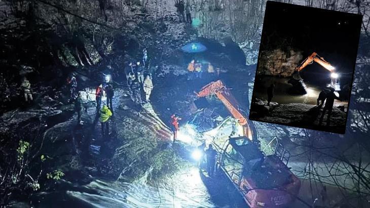 Ordu’da cenazeye giderken otomobili dereye savrulan çift hayatını kaybetti