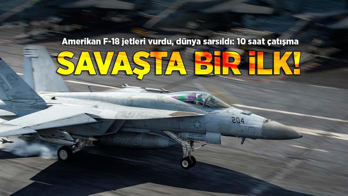 Gazze’de son durum… Savaşta bir ilk yaşandı! Amerikan F-18’leri havalandı, 10 saat çatışma