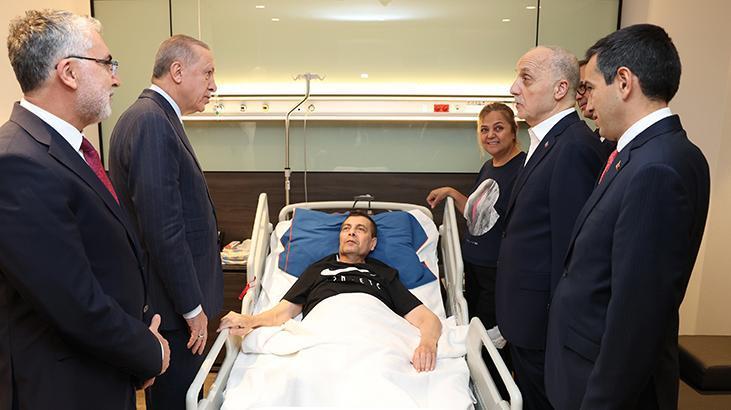 Cumhurbaşkanı Erdoğan’dan hastane ziyareti
