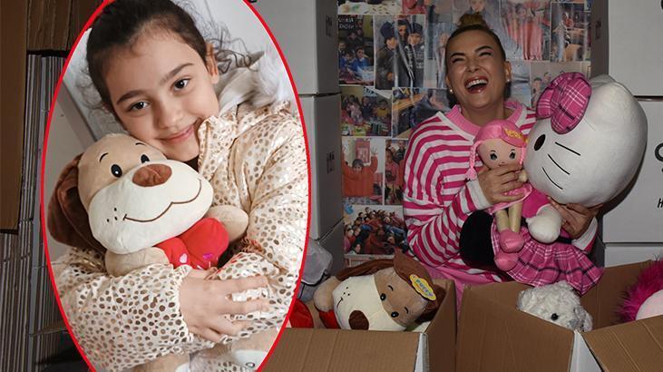 Şebnem Dönmez depremzede çocuklara hediye!