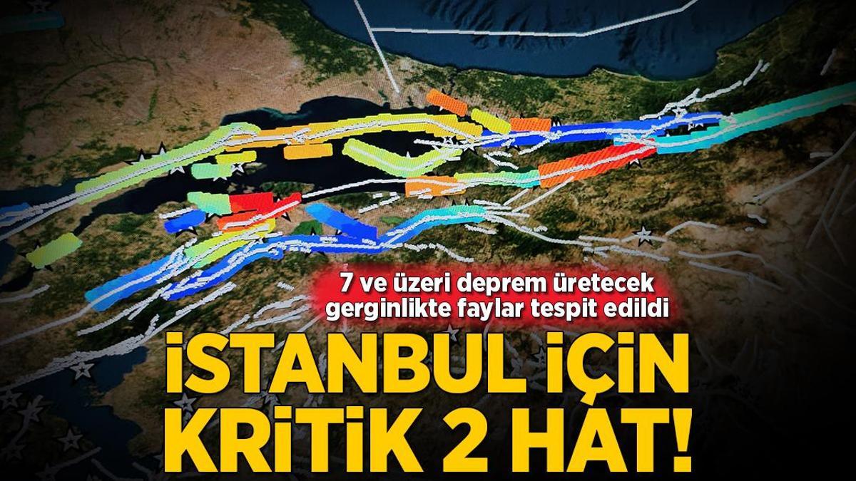 7 ve üzeri deprem üretecek gerginlikte faylar tespit edildi! İstanbul için kritik 2 hat