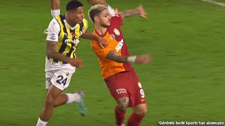 Fenerbahçe-Galatasaray derbisinde en çok tartışılan pozisyon! 'VAR için kanıt yok, penaltı olmalıydı'