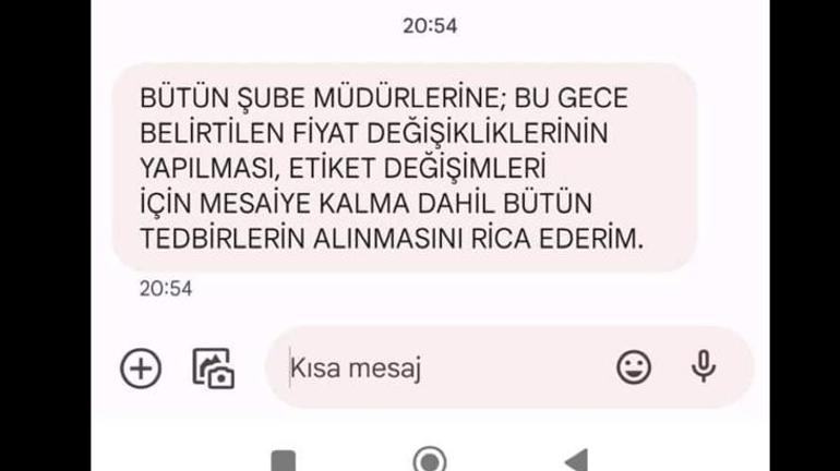 Zincir marketler, müdürlere mesaj gönderdi! Etiketlerde 'asgari ücret' mesaisi!