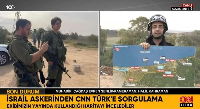 İsrail askeri CNN TÜRK'ün yayında kullandığı haritaya inceleme! Kudüs ayrıntısı dikkat çekti