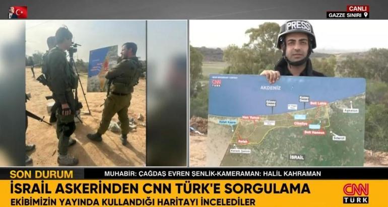 İsrail askeri CNN TÜRK'ün yayında kullandığı haritaya inceleme! Kudüs ayrıntısı dikkat çekti