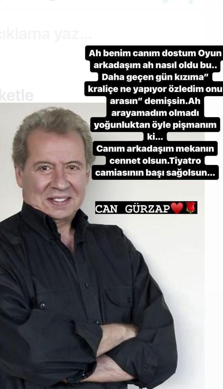 Sanat dünyasını yasa boğan ölüm! Ünlülerden Can Güzarp paylaşımı