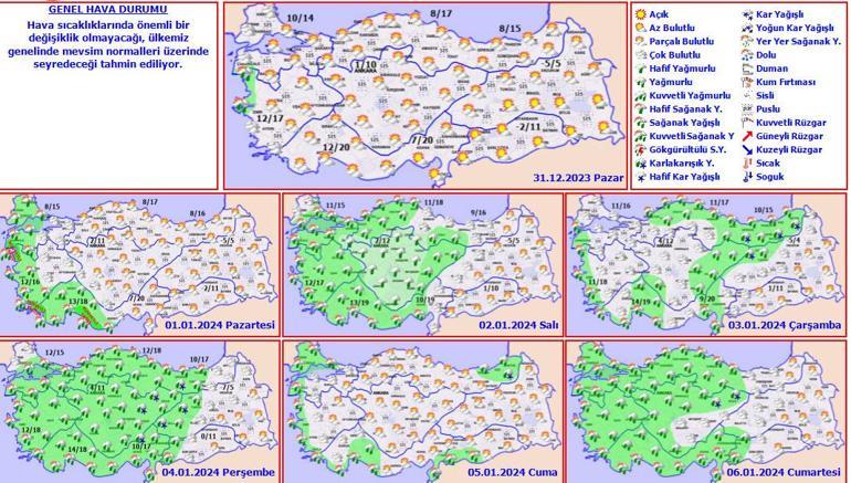 Son dakika... Yılın son günü hava nasıl olacak? Dikkat bugün itibarıyla başlıyor