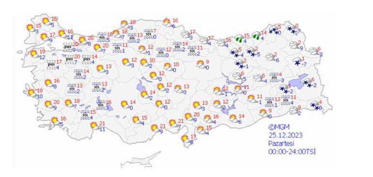 Yılın son haftası hava nasıl olacak? Meteoroloji yeni raporu yayımladı