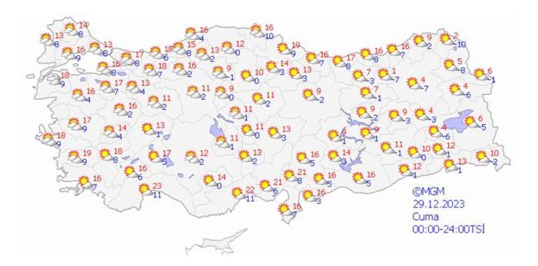 Yılın son haftası hava nasıl olacak? Meteoroloji yeni raporu yayımladı