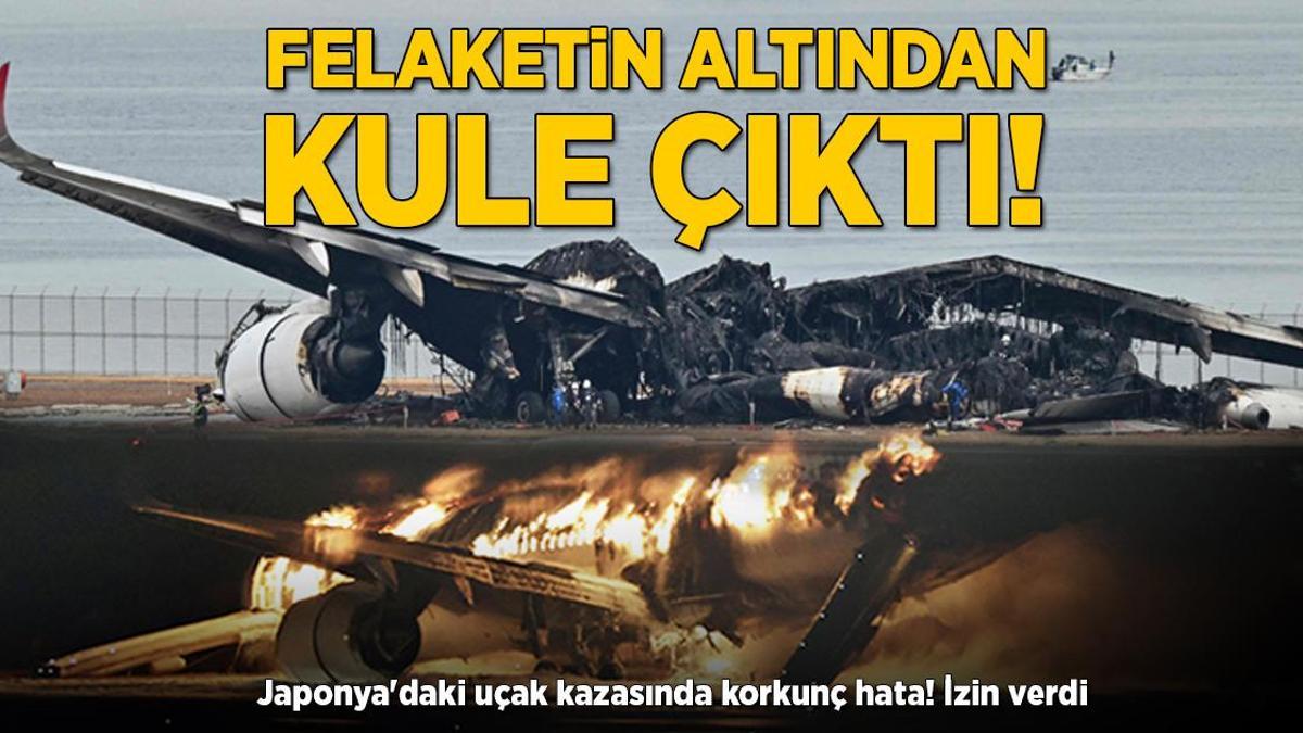 Japonya’daki uçak kazasında korkunç hata! İzin veren isim gözaltında