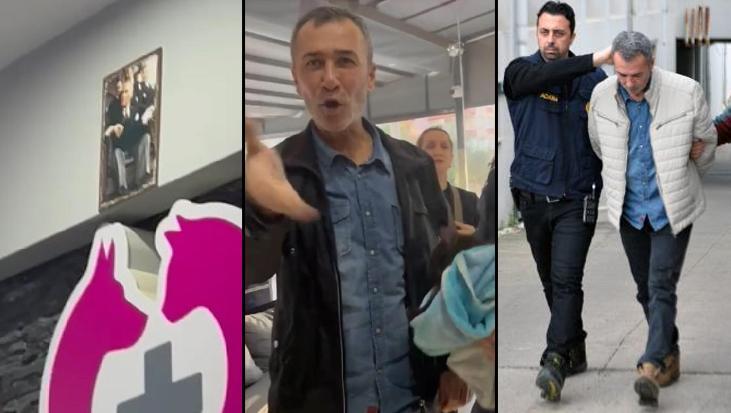 Veteriner kliniğinde Atatürk’e hakaret! Kendisini böyle savundu: İlaçların etkisindeydim