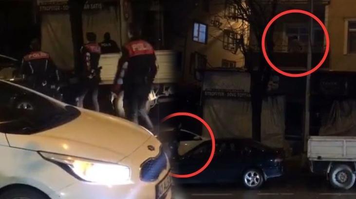 Hırsızlık anı anbean kaydedildi! Örümcek Adam gibi tırmandığı balkonda yakalandı