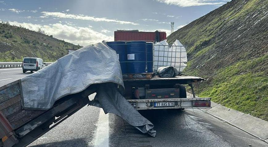 Kuzey Marmara Otoyolu’nda kimyasal madde paniği