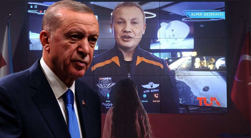 Uzay yolculuğu için geri sayım! Erdoğan: Gurur Duy Türkiye