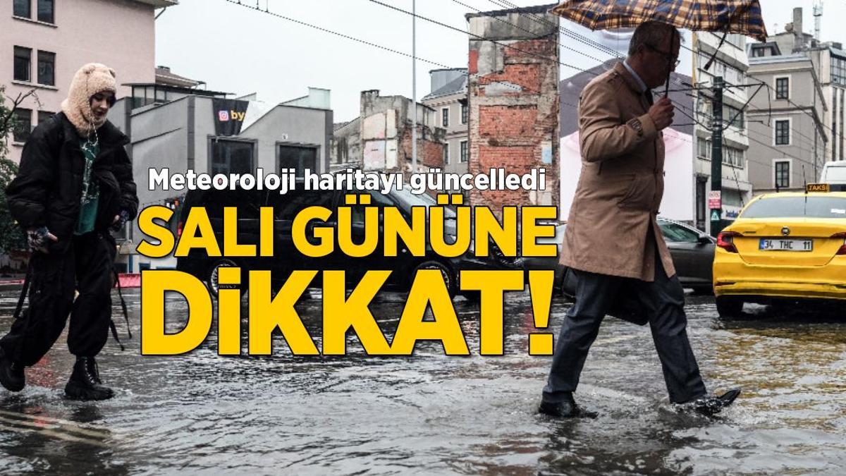 Meteoroloji yeni hava durumu tahmin raporunu yayımladı! Salı gününe dikkat