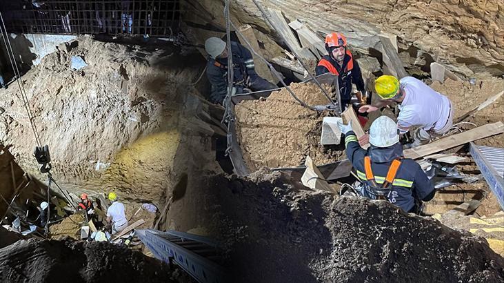 Tekirdağ’da fabrika inşaatında göçük! 1 ölü, 1 yaralı