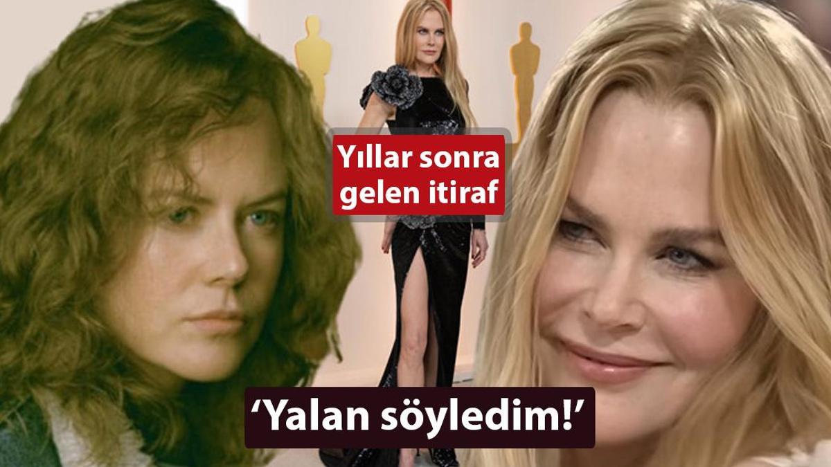 Nicole Kidman’dan yıllar sonra itiraf: Yalan söyledim!