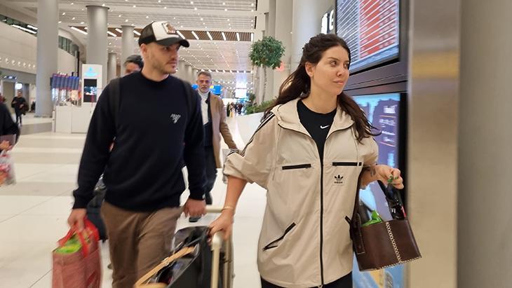 Galatasaray’ın golcüsü Mauro Icardi, İstanbul’a geldi