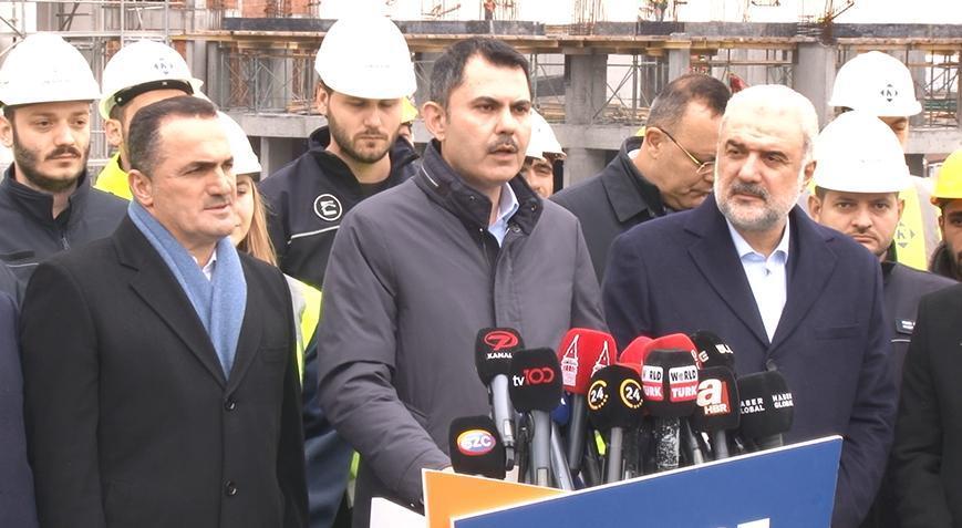 Murat Kurum: Bizi şantiyelerde milletimizin sorunlarının çözüldüğü alanlarda göreceksiniz