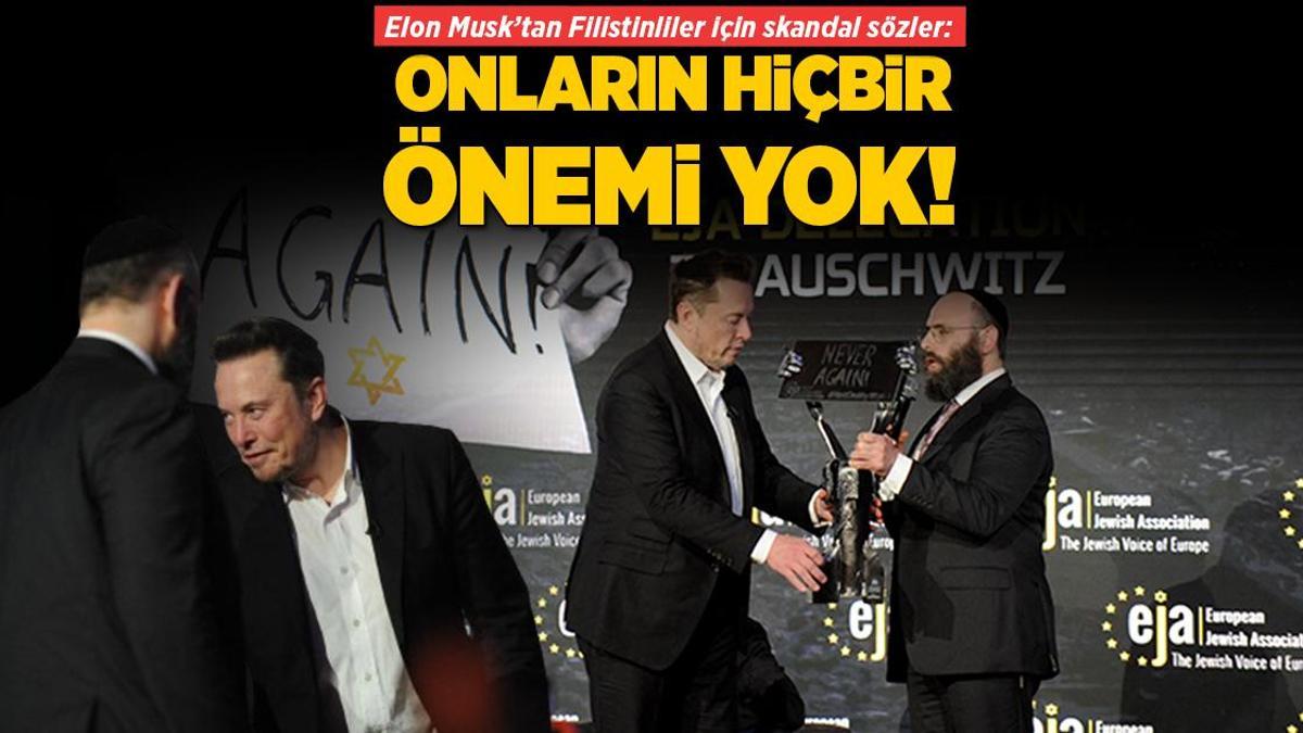 Elon Musk’tan Filistinliler için skandal sözler: Onların hiçbir önemi yok!