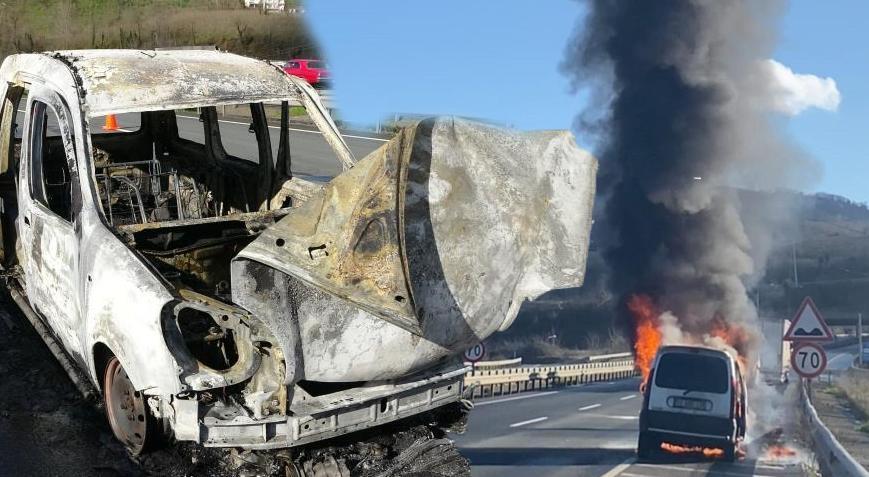 Hastane yolunda dehşet! 10 dakikada küle döndü
