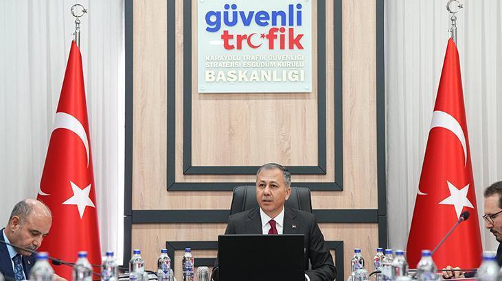 Bakan Yerlikaya açıkladı: Hedef trafikte ‘sıfır can kaybı’