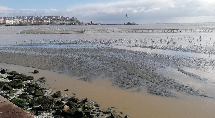 Silivri’yi sağanak yağış vurdu! Sahil şeridini su bastı