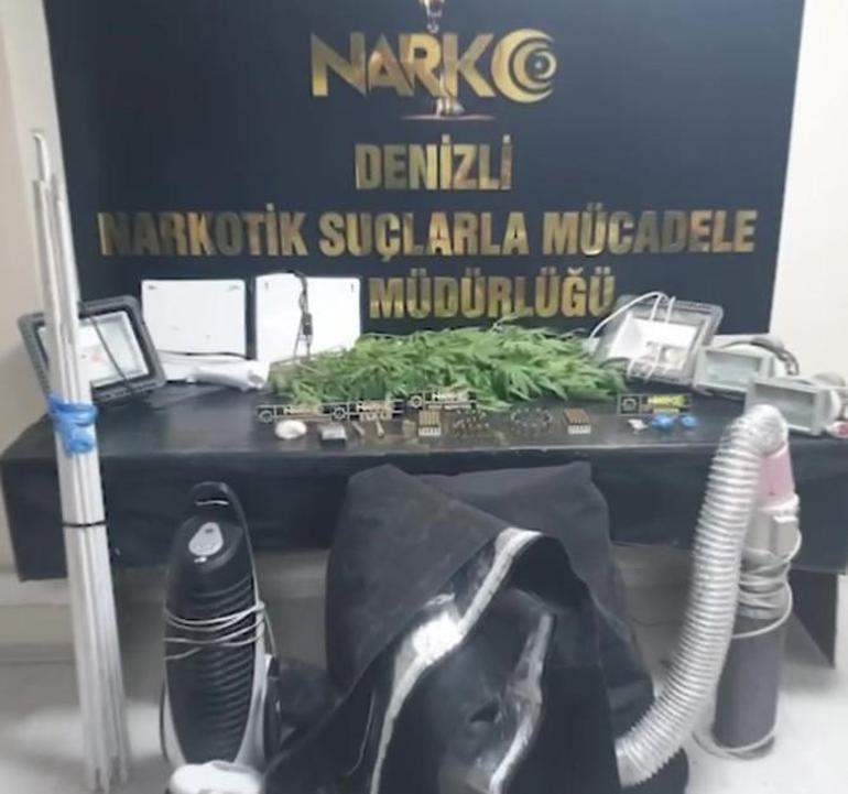 Denizli'de zehir tacirlerine baskın! 2 kişi tutuklandı