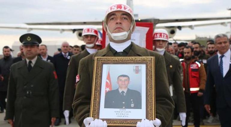 Şehit Uzman Çavuş Serkan Sayin'a memleketi Adıyaman'da acı veda