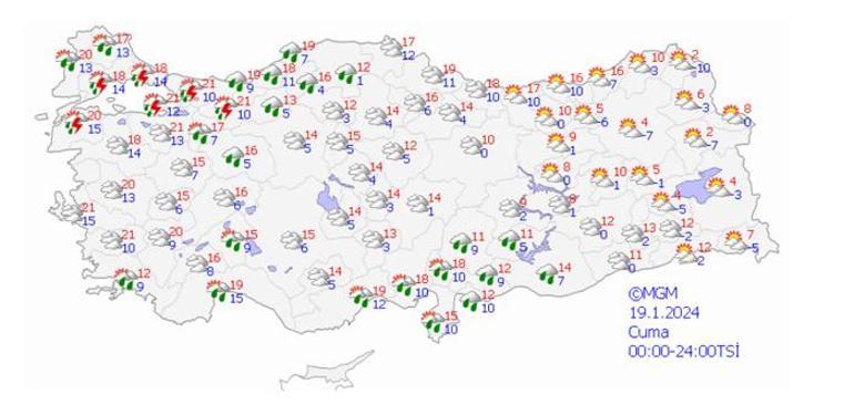 Meteoroloji yeni hava durumu tahmin raporunu yayımladı! Salı gününe dikkat