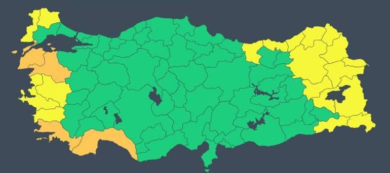 Son dakika... Meteoroloji 23 kent için yeniden uyardı! Dalga boyu 3 metreyi aştı, kar, sağanak, fırtına