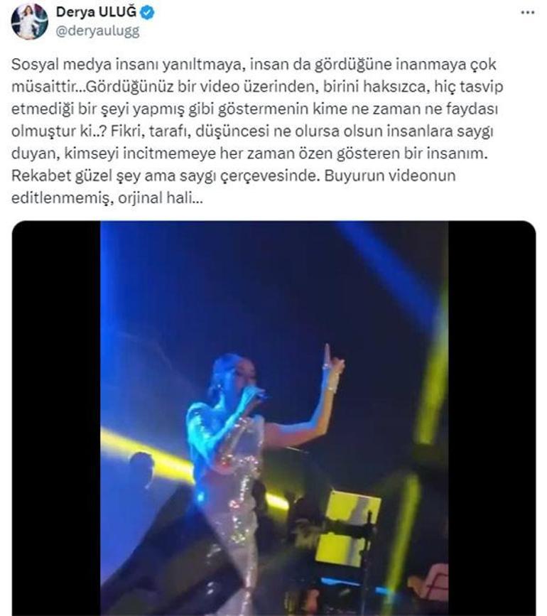 Derya Uluğ isyan etti: Paylaşılan video kurgulanmış!