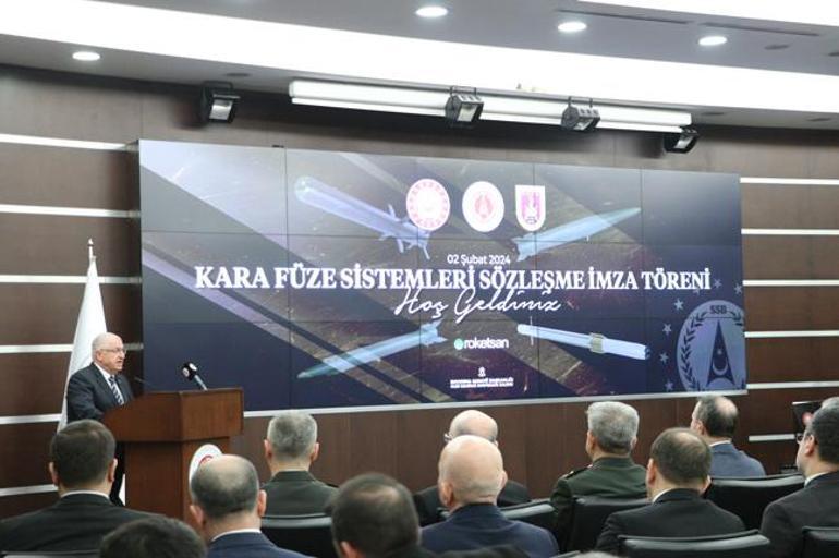 Bakan Güler Kara Füze Sistemleri İmza Töreninde konuştu