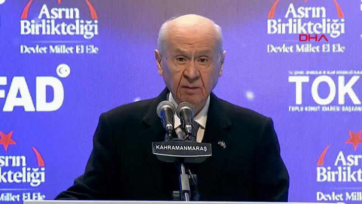 Son dakika: MHP lideri Bahçeli’den Kahramanmaraş’ta açıklamalar