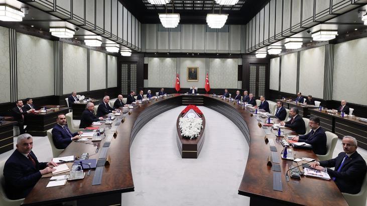 Kabine, Cumhurbaşkanı Erdoğan başkanlığında toplandı
