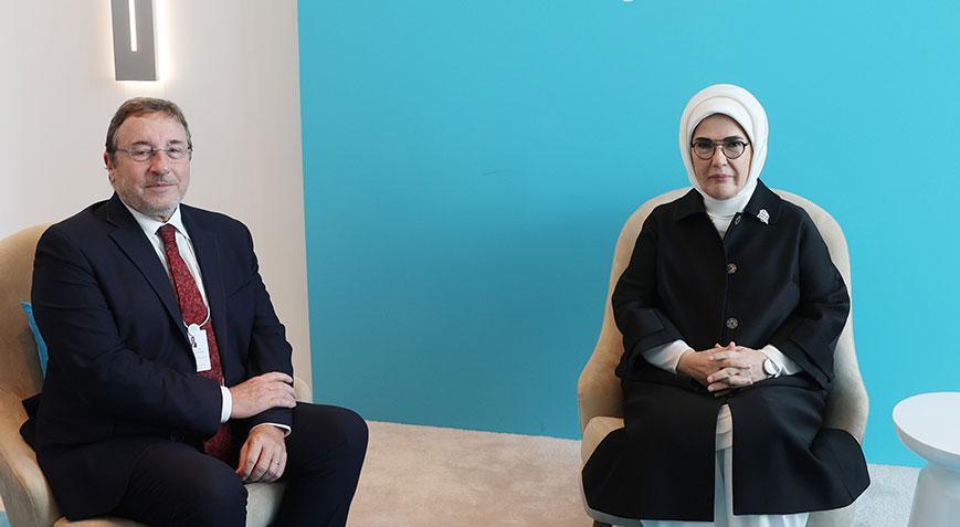 Emine Erdoğan, UNDP İcra Direktörü Steiner ile görüştü