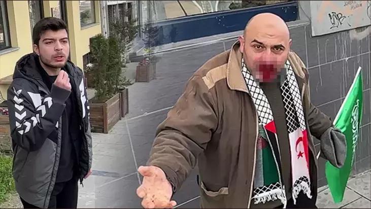 ‘Kelime-i Tevhid’ bayrağı taşıyan kişiye yumruk atmıştı! Ege Akersoy ilk kez hakim karşısında