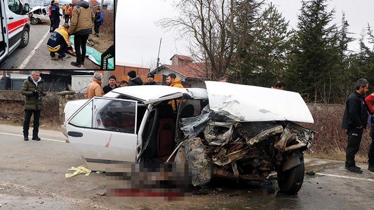 Bolu’da forklifte çarpan otomobildeki 4 kişi yaralandı