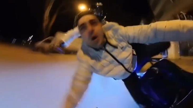 Arkadaşına verdiği motosikletiyle kaza yaptı