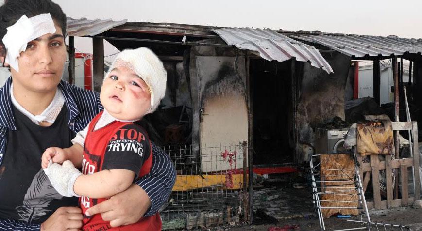 Alevlerin içinden evladını kurtardı: Öleceğimi bilsem çocuğumu çıkartmak istedim