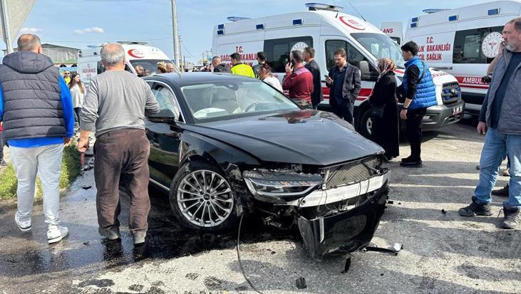 AK Partili vekil trafik kazasında yaralandı
