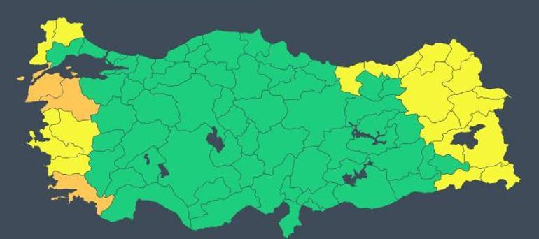 Son dakika... Meteoroloji bugün için saat verdi! 22 kentte alarm