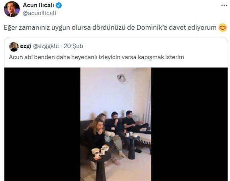 Acun Ilıcalı'dan sürpriz Dominik daveti!