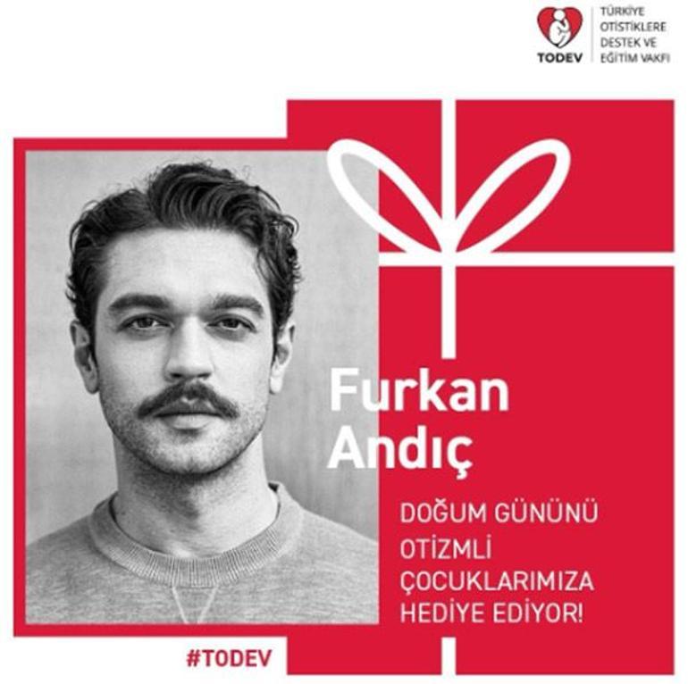 Furkan Andıç doğum gününü bağışladı